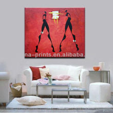 Canvas Abstract People Painting